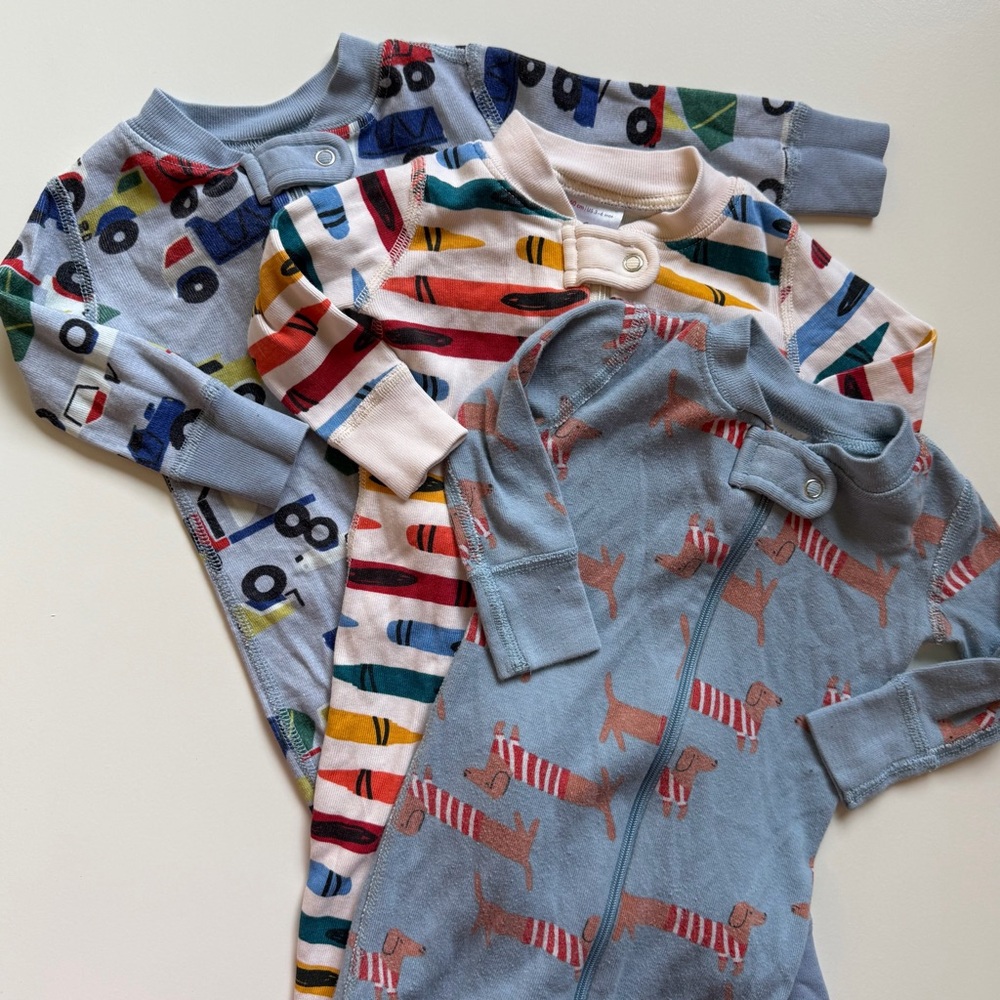 Lot of Hanna Andersson Zip Sleepers